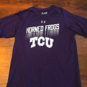 TCU Under Armour Youth Short Sleeve Shirt